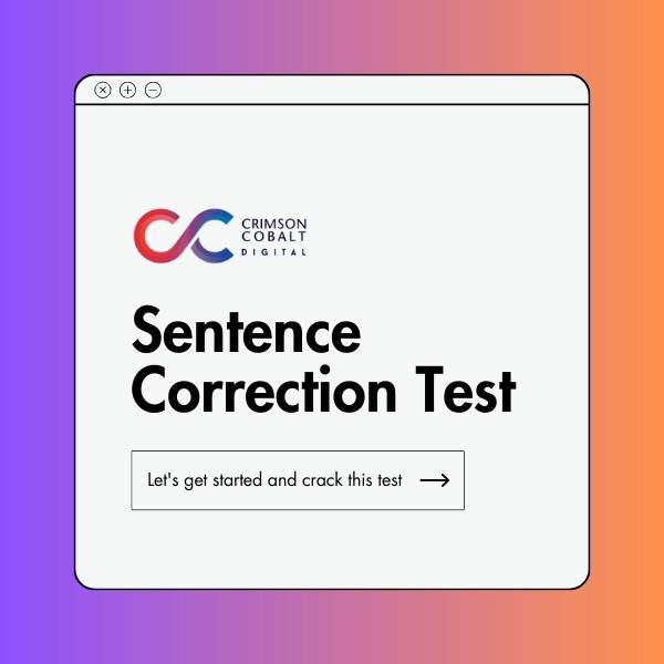 Sentence Correction CrimsonCobalt Digital